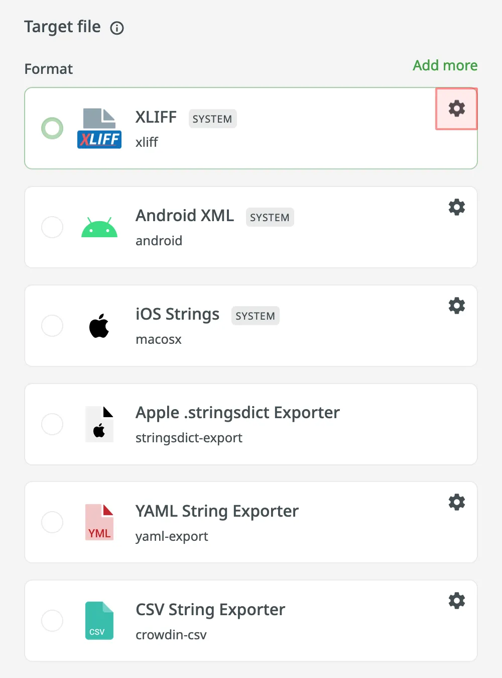 Configure Bundle File Format